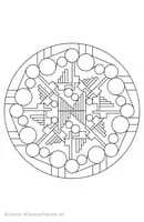 Mandalas Geo kleurplaat 17